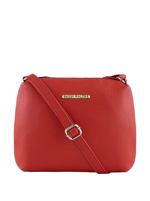 Fossil Maddox Turnlock Crossbody Bag in Red | Lyst