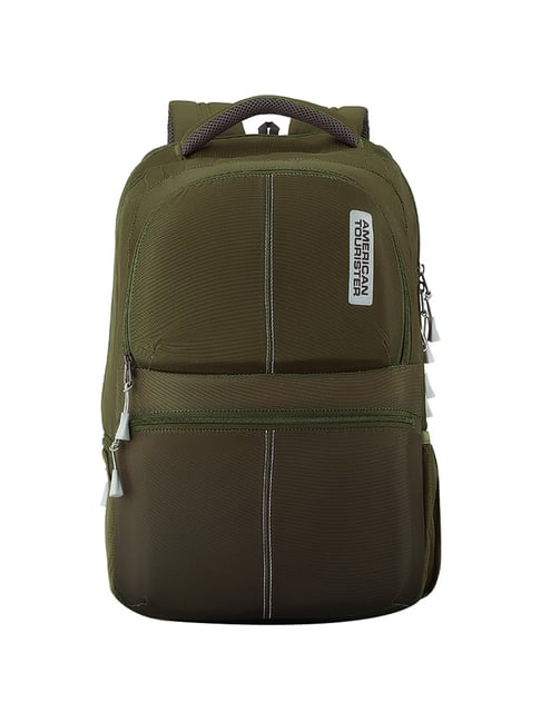 American Tourister Helix 31 Ltrs Olive Laptop Backpack