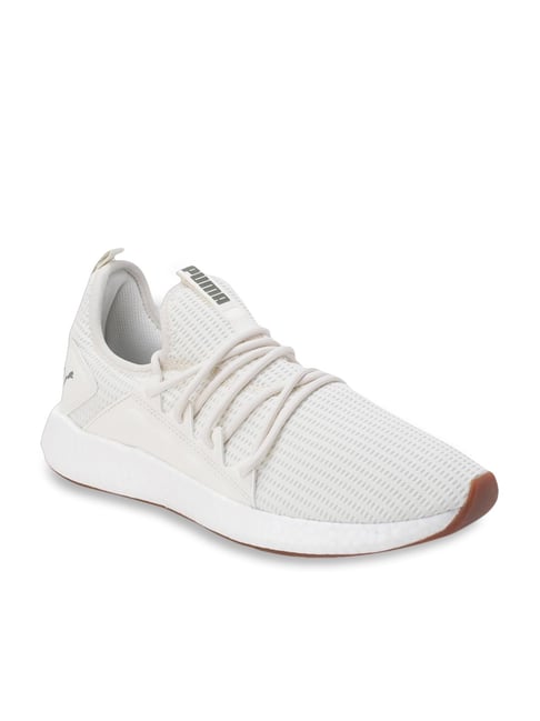 puma white sports shoes for men