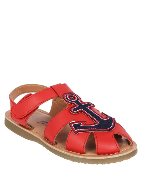 Aria Nica Kids Red Sandals