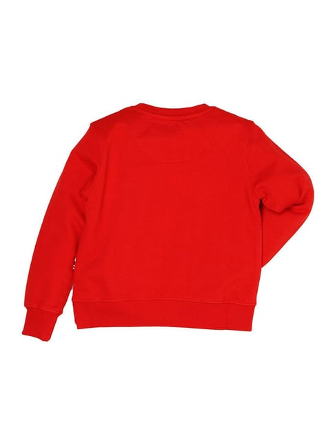 Buy U.S. Polo Assn. Kids Red Solid Sweatshirt Online at Best Prices ...