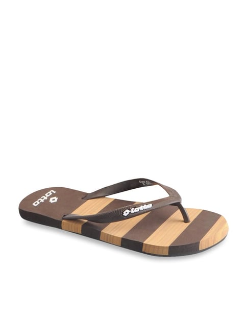 Lotto Dora Brown Flip Flops