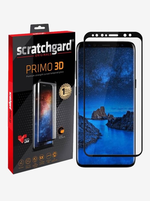 ScratchGard Primo 3D Tempered Glass Screen Protection for Galaxy S9...