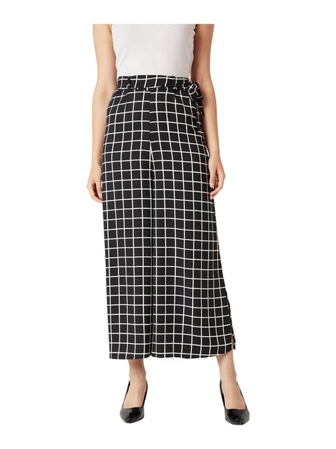Miss Chase Black & White Checks Trouser-picture-43