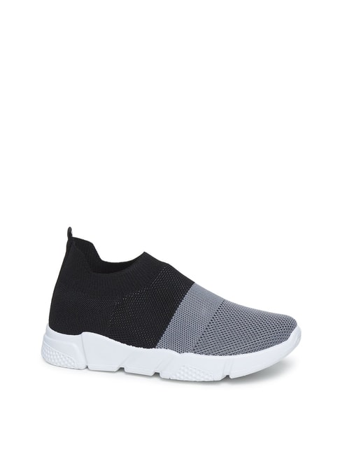 Buy Zudio Black Knitted Sneakers For Women Online At Tata CLiQ