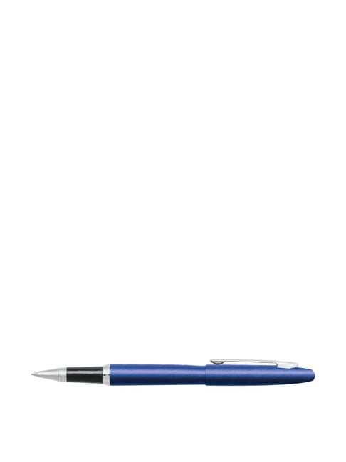 Sheaffer 9401 VFM Rollerball Pen Neon Blue with Chrome Plated Trim