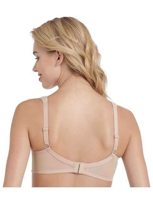 Buy Enamor Cream Wired Non Padded Full Everyday Bra for Women Online @ Tata  CLiQ