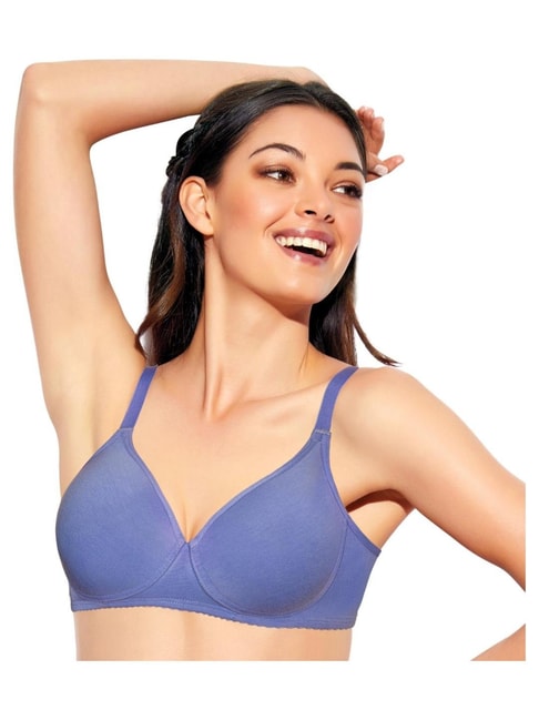 Buy Enamor Purple Non Wired Non Padded T-Shirt Bra Online at best price at  TATACLiQ