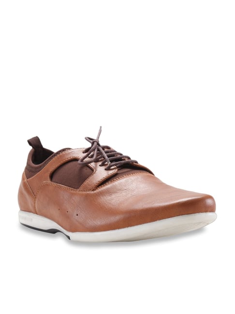 Franco Leone Men's Tan Casual Sneakers