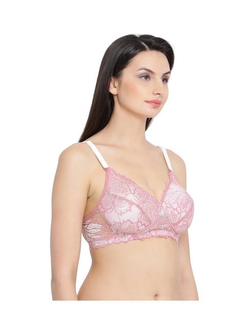 Buy Clovia Pink Non-Wired Padded Multiway Bra for Women Online @ Tata CLiQ