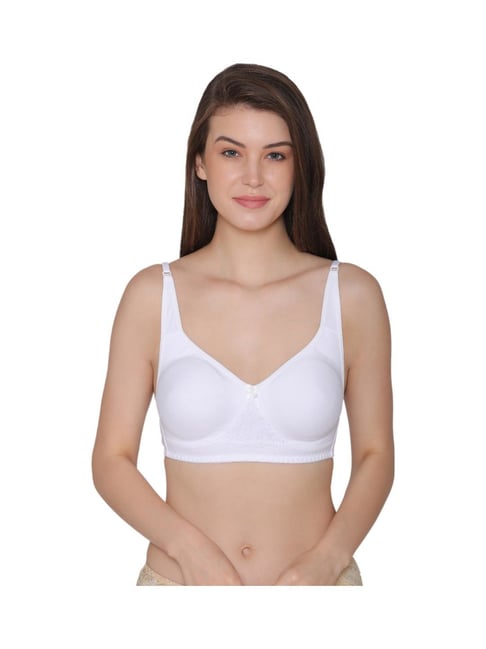 Buy Clovia White Non-Wired Non-Padded T-Shirt Bra for Women Online