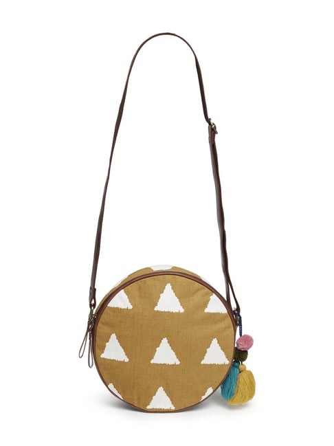 Buy Fondue Chichi Round Shape Tassel Women's Sling Bag at Amazon.in