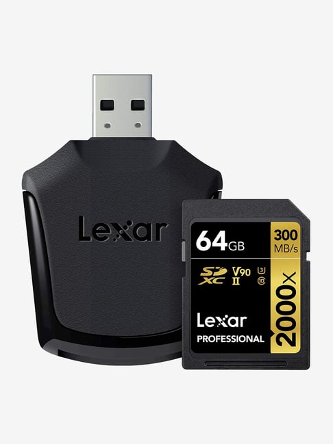 Buy Lexar Professional 2000x LSD64GCRBNA2000R 64GB SDXC UHS-II