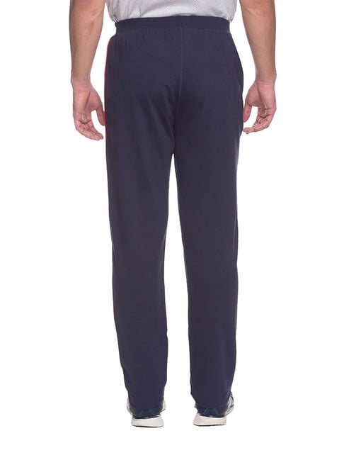 Buy Park Avenue Navy Mid Rise Track Pants for Men Online @ Tata CLiQ