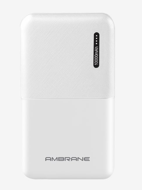 Ambrane PP 111 Capsule 10k 10000 mAh Power Bank White