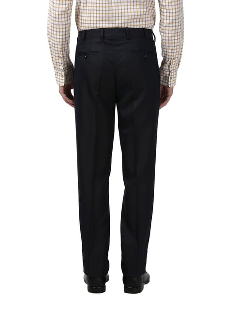 Next.SG Navy Blue Trousers, Men's Fashion, Bottoms, Trousers on Carousell