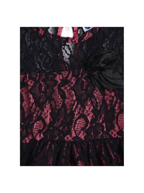 princess polly baby blue dress Black Lace Overlay Colored Dress – Shaneh Boutique main image 1