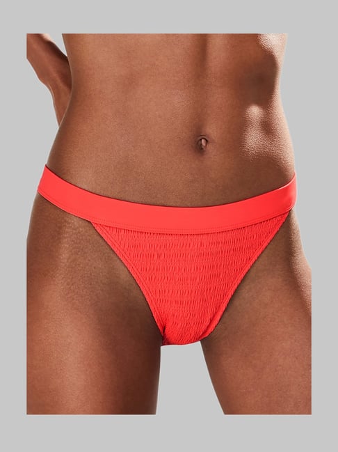 orange bikini bottom