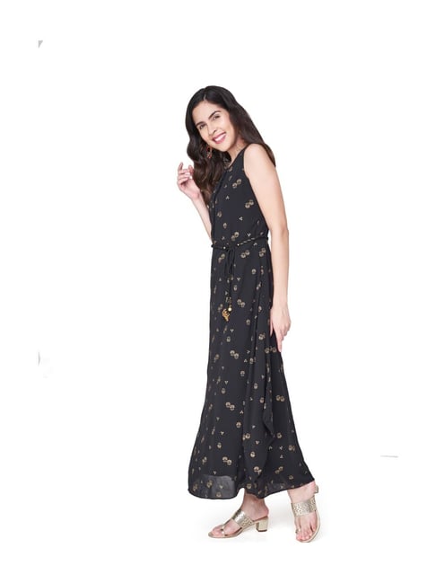 global desi black maxi dress Desi Halterneck Maxi Dress