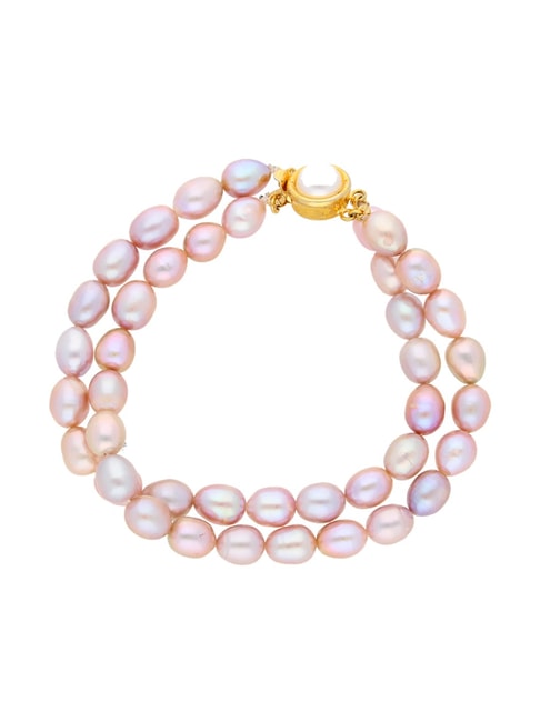 Share more than 79 pink pearl bracelet super hot