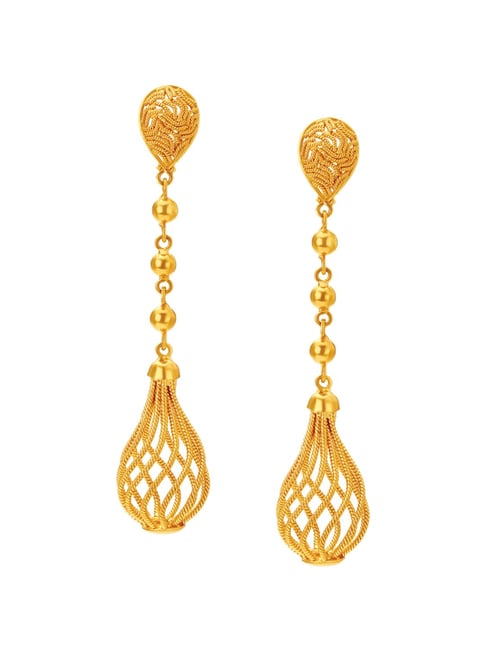 Tanishq 22 kt Gold Earrings