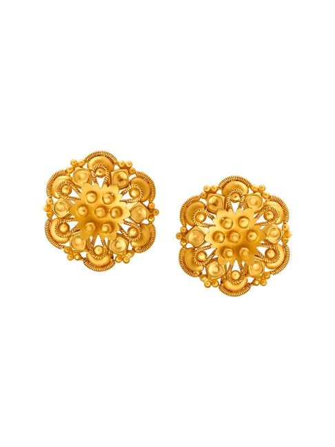 Tanishq gold ear 2025 tops designs with price