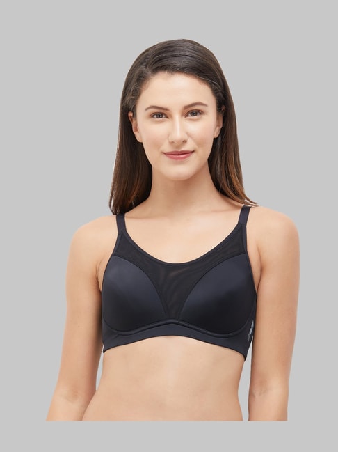 Wacoal Motion Wear Padded Non-Wired Full Coverage Full Support Medium  Intensity Sports Bra - Black