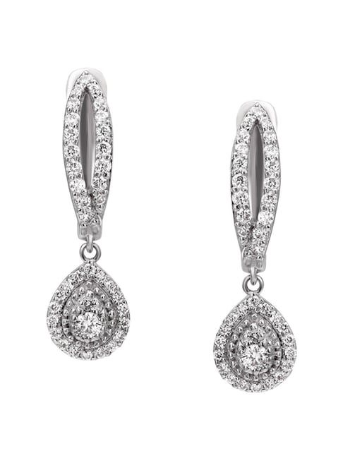 Buy Tanishq 18 kt Gold & Diamond Earrings Online at Best Prices | Tata CLiQ