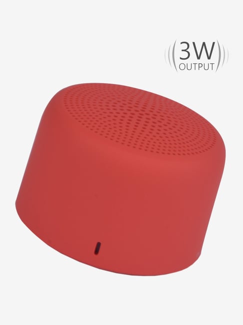 Portronics PICO 3W Mini True Wireless (TWS) Speaker (Red)
