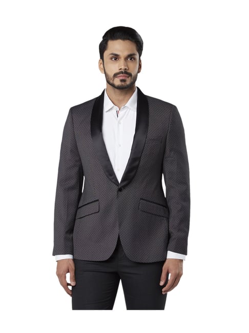 Raymond black deals blazer price