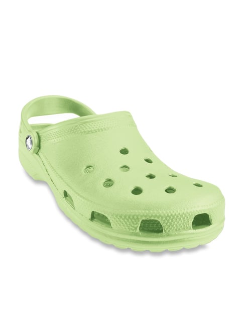 Crocs Unisex Classic Celery Green Back Strap Clogs