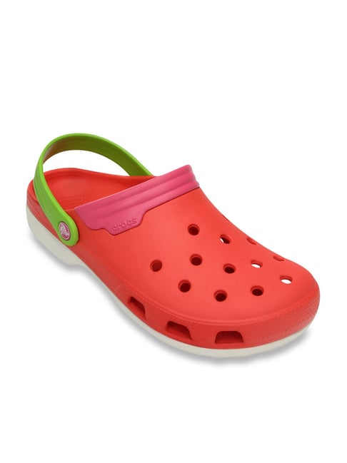 crocs for men red