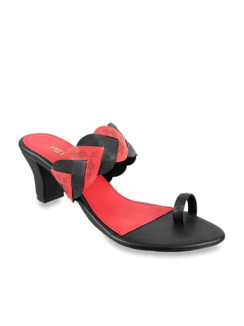 Red toe hot sale ring sandals