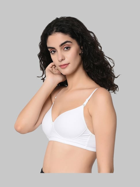 Buy Da Intimo White Non Wired Padded Bralette for Women Online @ Tata CLiQ