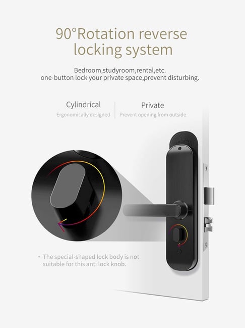 Buy Homemate Wifi Fingerprint Smart Door Lock Online At Best