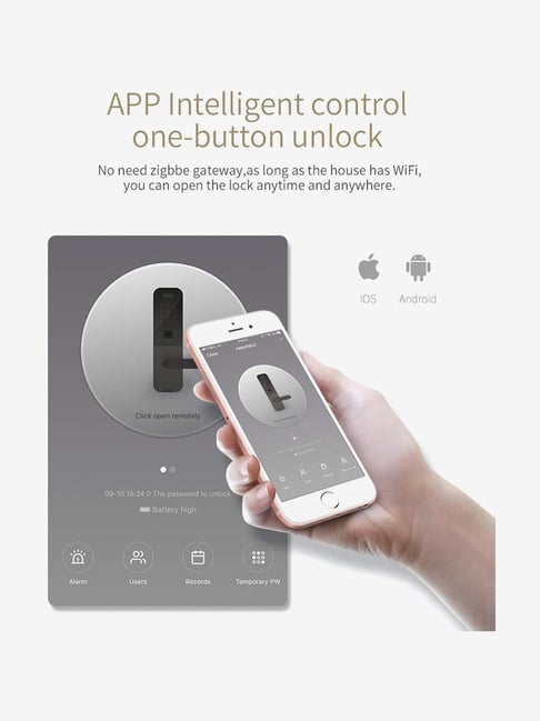 Buy Homemate Wifi Fingerprint Smart Door Lock Online At Best Price