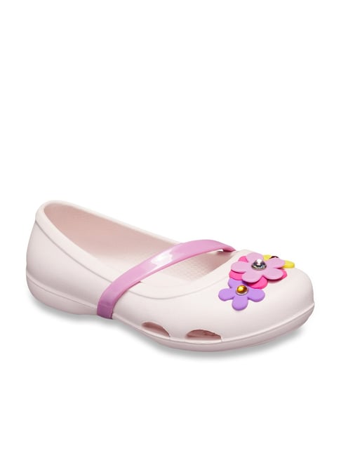 pink mary jane crocs