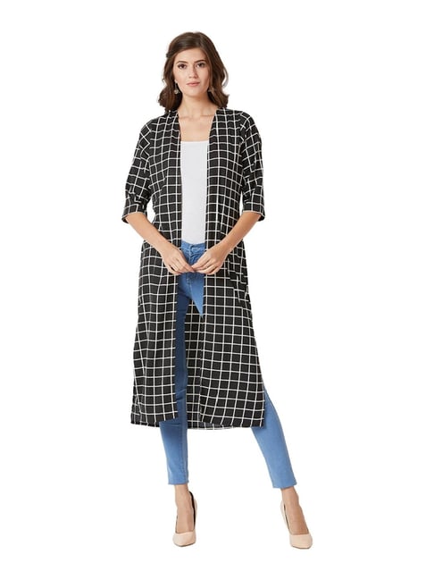 Miss Chase Black Checks Shrug-picture-40