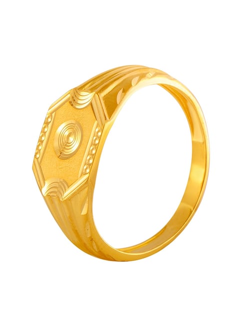 Buy P.C. Chandra Jewellers22k (916) Yellow Gold Ring for Men Online at  desertcartKUWAIT