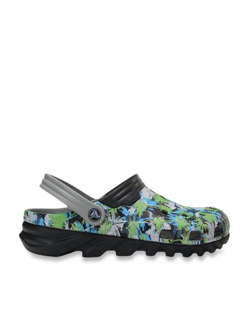 crocs camouflage blue