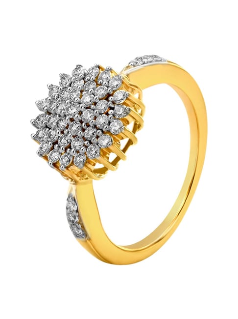 Ring on sale diamond tanishq