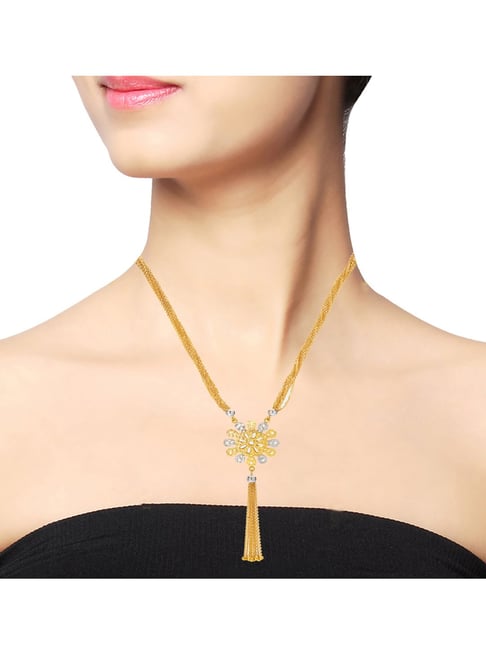 Tanishq gold chain on sale design with price