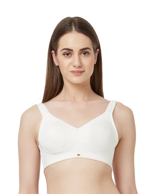 Buy Soie Ivory Non Wired Non Padded Minimizer bra for Women Online