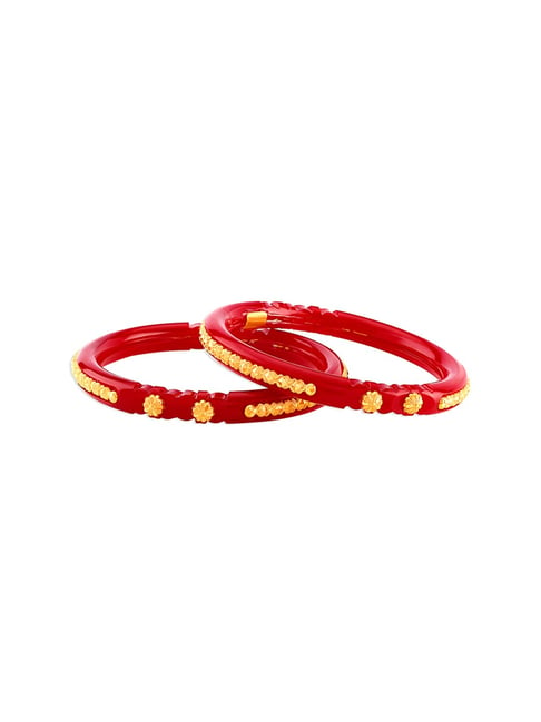 Buy Tanishq 22 Kt Gold Bangle - Set Of 2 Online At Best Price @ Tata CLiQ