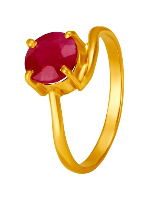 Ruby ring hot sale price tanishq