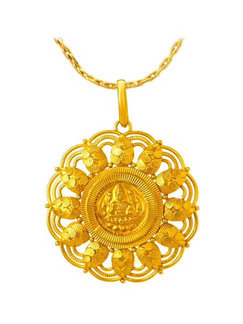 Tanishq gold pendant hot sale with price