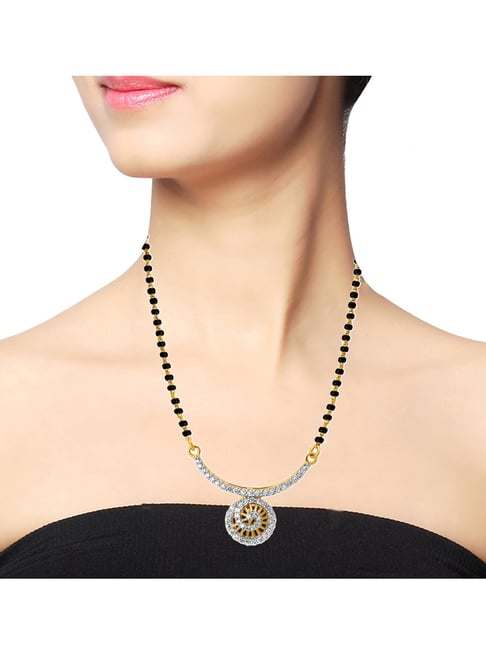 tanishq mangalsutra diamond pendant