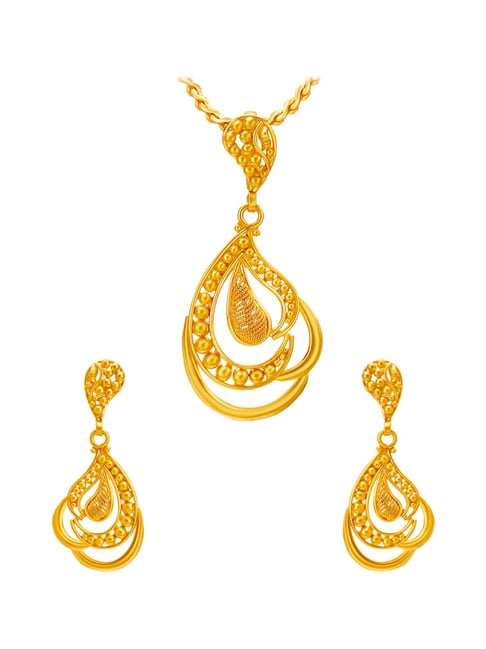 Buy Tanishq 22 kt Gold Set Online At 