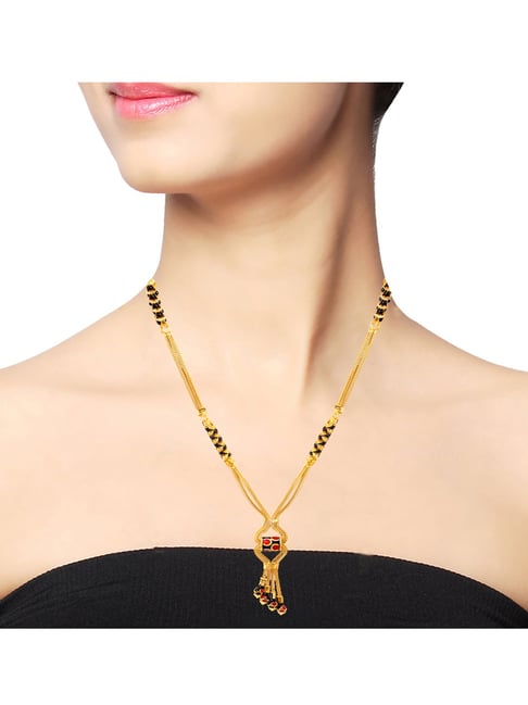 Tanishq mangalsutra design gold with deals price