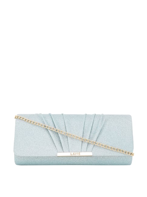Lavie Ava Blue Small Fold Over Clutch